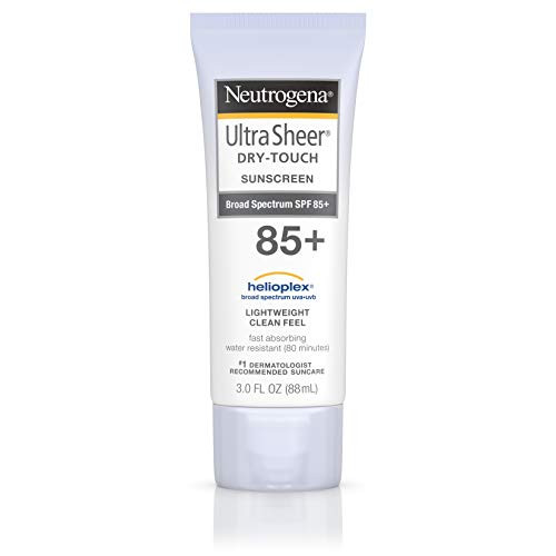 Neutrogena Ultra Sheer DryTouch Water Resistant and NonGreasy Sunscreen Lotion with Broad Spectrum SPF 85 3 fl oz