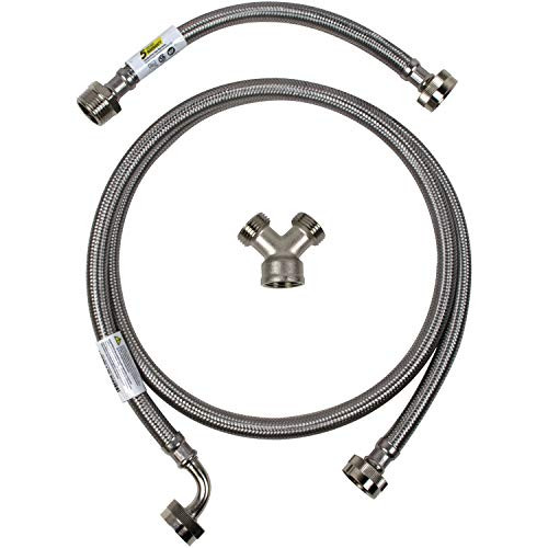 Certified Appliance Accessories Steam Dryer Installation Kit Steam Dryer Hose with 90 Degree Elbow Y Connector and Inlet Adapter Hose 6 Feet Certified Appliance Accessories Steam Dryer Installation Kit Steam Dryer Hose with 90 Degree Elbow Y Connector and Inlet Adapter Hose 6 Feet