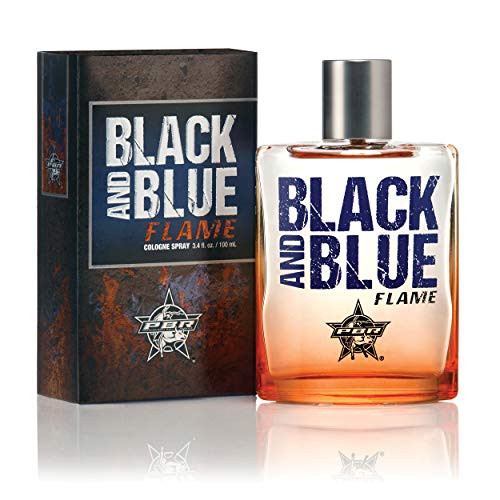 PBR Black and Blue Flame Cologne Official Professional Bull Riders Fragrance Authentic Body Spray for Men Spicy Masculine Scent 34 oz 100 ml PBR Black and Blue Flame Cologne Official Professional Bull Riders Fragrance Authentic Body Spray for Men Spicy Masculine Scent 34 oz 100 ml