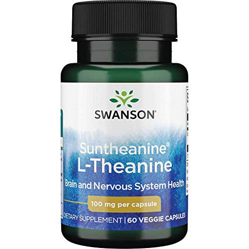 Swanson Amino Acid Suntheanine LTheanine 100 Milligrams 60 Veg Capsules Swanson Amino Acid Suntheanine LTheanine 100 Milligrams 60 Veg Capsules