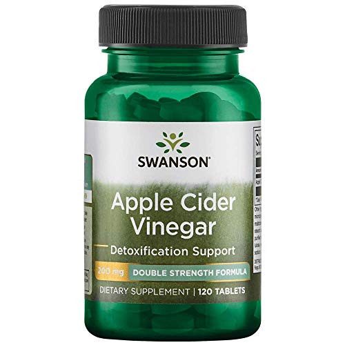 Swanson DoubleStrength Apple Cider Vinegar 200 Milligrams 120 Tabs