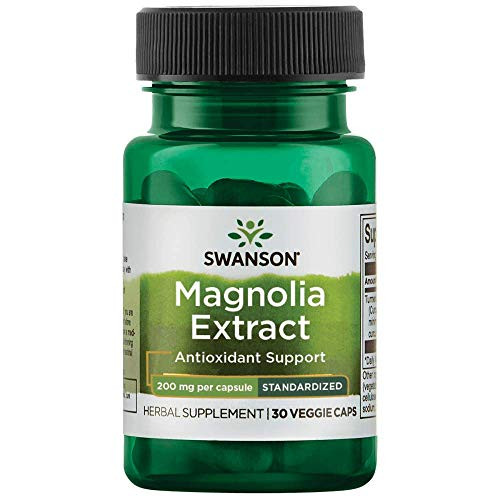 Swanson Magnolia Extract 200 Milligrams 30 Veg Capsules