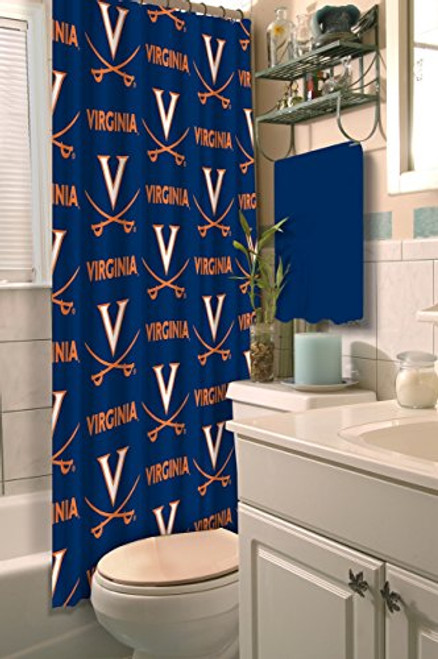 Virginia Cavaliers Shower Curtain 72 x 72 Virginia Cavaliers Shower Curtain 72 x 72