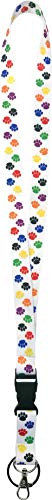 Teacher Created Resources Colorful Paw Prints Lanyard