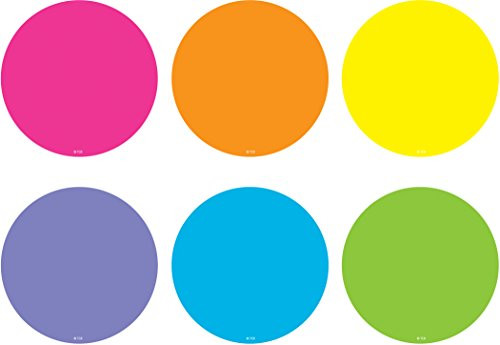 Teacher Created Resources Bright Circles Spot On Carpet Markers  TCR77383