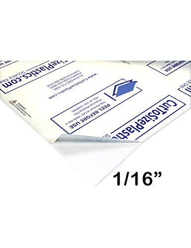 Source One Premium 116 Clear Acrylic PlexiGlass Sheet 12 x 12 Inches  THIN 6Pack 
