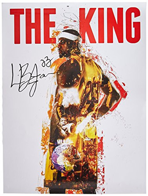 777 TriSeven Entertainment Lebron James The King 18x24 Cavaliers 23 Color Poster African American History 18 x 24