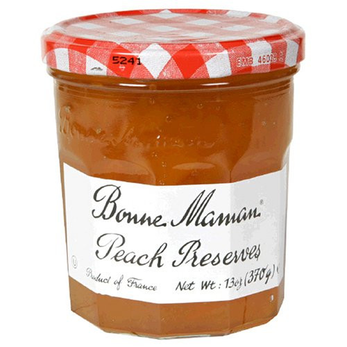 Bonne Maman Peach Preserves 13Ounce Jars Pack of 6
