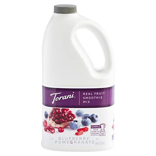 Torani Real Fruit Pomegranate Smoothie Mixes Blueberry 64 Ounce
