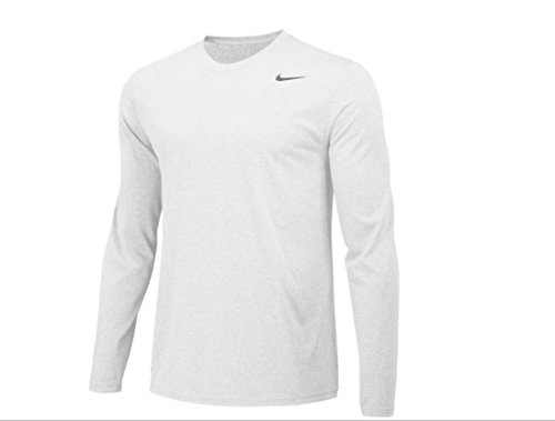 Nike Mens Longsleeve Legend  White  Medium