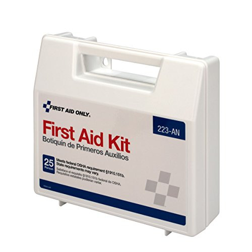 First Aid Only 25 Person Bulk First Aid Kit Ansi 110Piece Kit