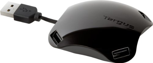 Targus Retractable 4Port Hub Black ACH113US