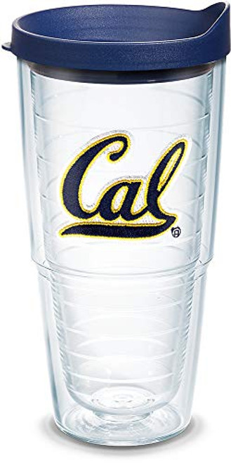 Tervis Cal Bears Logo Tumbler with Emblem and Navy Lid 24oz Clear Tervis Cal Bears Logo Tumbler with Emblem and Navy Lid 24oz Clear