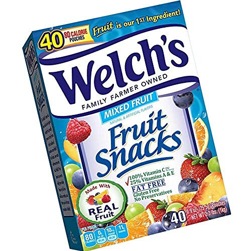 Mixed Fruit Snacks 09 Ounce 40 Count New Version