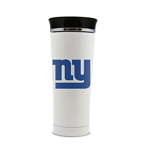 NFL New York Giants 18oz Double Wall Stainless Steel Leakproof Thermo Tumbler