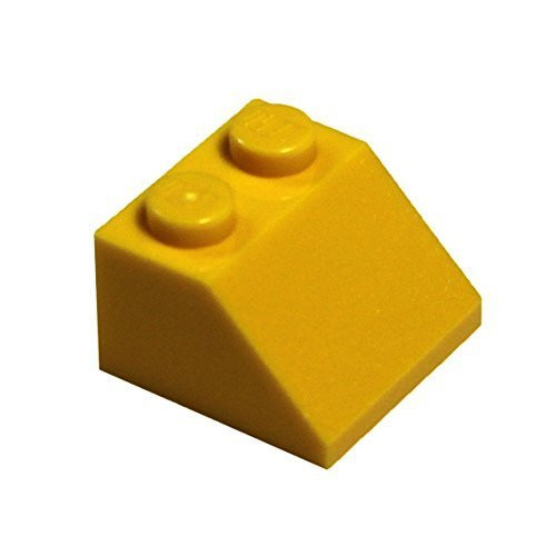 LEGO Parts and Pieces: Yellow (Bright Yellow) 2x2 45 Slope x50