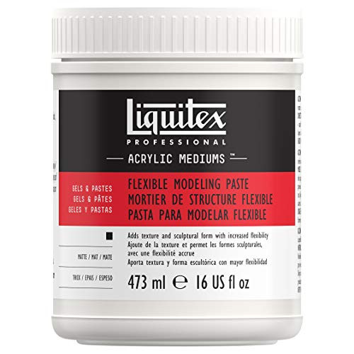 Liquitex Professional Flexible Modeling Paste Medium 16oz 16 oz White