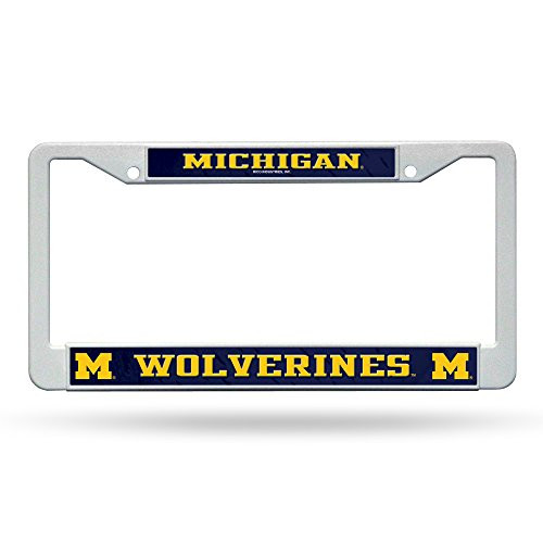 NCAA Rico Industries Plastic License Plate Frame Michigan Wolverines