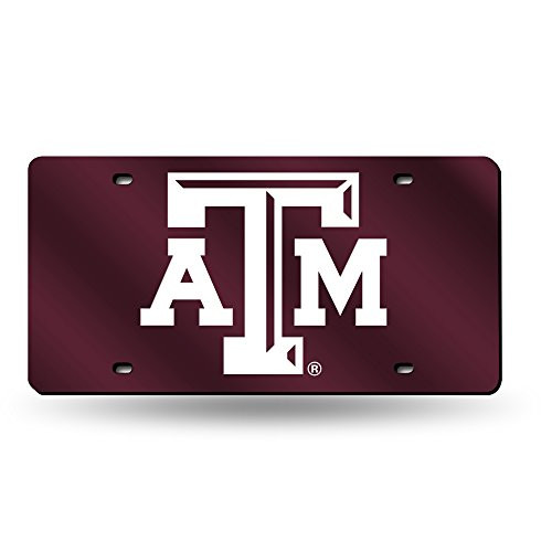 Rico Laser cut Auto Tag Texas AM Aggies  6 x 12 inches