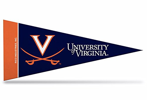Rico Industries NCAA Virginia Cavaliers 8Piece 4Inch by 9Inch Classic Mini Pennant Decor Set
