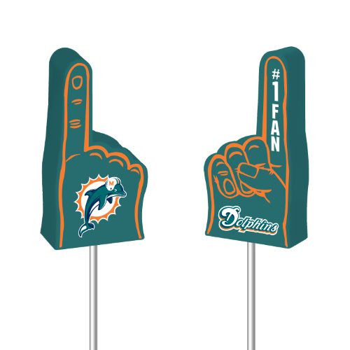 NFL Miami Dolphins Foam Finger Antenna Topper NFL Miami Dolphins Foam Finger Antenna Topper