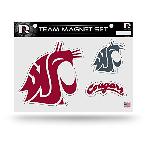 NCAA Rico Industries Die Cut Team Magnet Set Sheet Washington State Cougars NCAA Rico Industries Die Cut Team Magnet Set Sheet Washington State Cougars