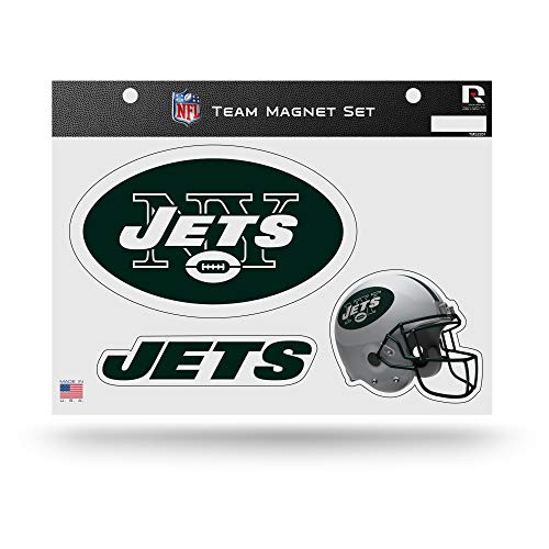 Rico Industries NFL New York Jets Die Cut Team Magnet Set Sheet