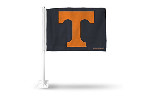 NCAA Rico Industries Car Flag including Pole Tennessee Volunteers  Black