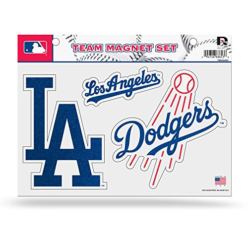 Rico MLB Los Angeles Dodgers Bling Team Magnet Set with Team Logos 85 x 11Inch Clear Rico MLB Los Angeles Dodgers Bling Team Magnet Set with Team Logos 85 x 11Inch Clear