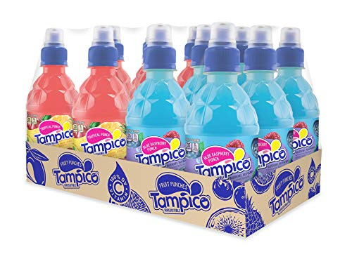 Tampico Variety Pack 6 Tropical Punch 6 Blue Raspberry Punch 12 Count
