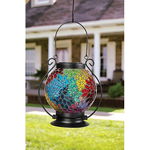 Carson Prismatic Petal Mosaic Lantern