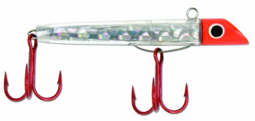 Gotcha Lure Clear Redhead Silver Prism Red Hooks