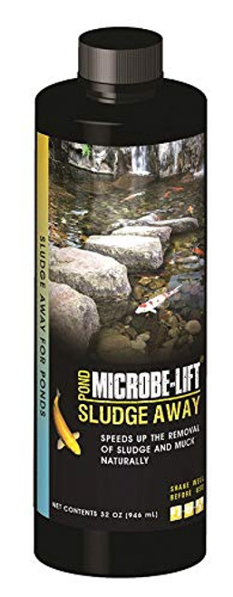 Microbe Lift 32Ounce Pond MicrobeLift Sludge Away MLXSAQ BrownA