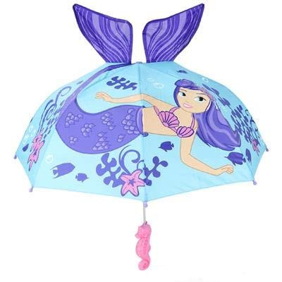 Rhode Island Novelty 30 Inch Child Sized Mermaid Umbrella One Piece per Order