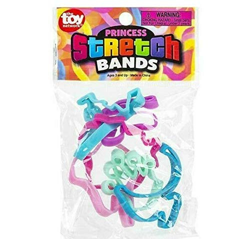Rhode Island Novelty Princess Stretch Bands 144 Pieces per Order
