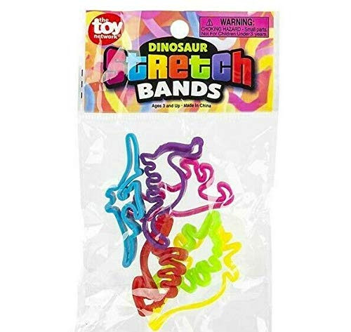 Rhode Island Novelty Dinosaur Stretch Bands 144 Pieces per Order