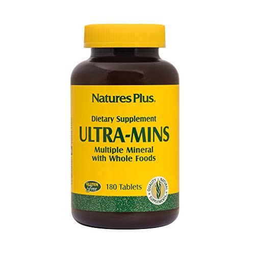 NaturesPlus Ultra Mins 180 Vegetarian Tablets High Potency Whole Food Amino Acid Chelated Complex Supplement Promotes Bone Health Energy Booster GlutenFree 90 Servings NaturesPlus Ultra Mins 180 Vegetarian Tablets High Potency Whole Food Amino Acid Chelated Complex Supplement Promotes Bone Health Energy Booster GlutenFree 90 Servings