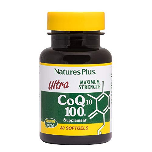 NaturesPlus Ultra CoQ10 100100 mg Ubiquinone 30 Softgels Concentrated Coenzyme Q10 Supplement FreeRadical Defense Antioxidant GlutenFree 30 Servings NaturesPlus Ultra CoQ10 100100 mg Ubiquinone 30 Softgels Concentrated Coenzyme Q10 Supplement FreeRadical Defense Antioxidant GlutenFree 30 Servings