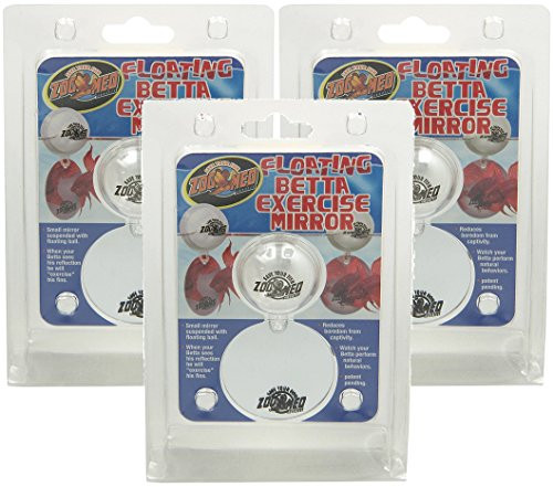 Zoo Med Floating Betta Exercise Mirror 3 Pack