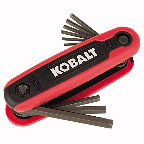 Kobalt 759893 9Key Folding Hex Key Set Inch