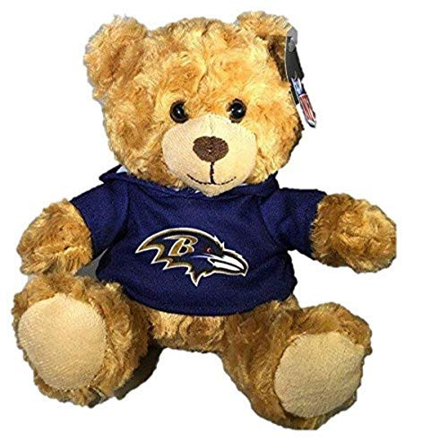 The Good Stuff NFL Baltimore Ravens 9 Hoodie Rally Bear Brown