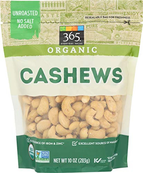 365 Everyday Value Organic Cashews 10 oz