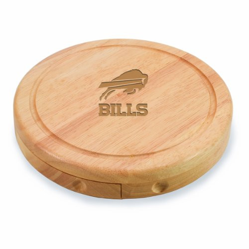 NFL Buffalo Bills Brie Cheese BoardTool Set 712 Inch