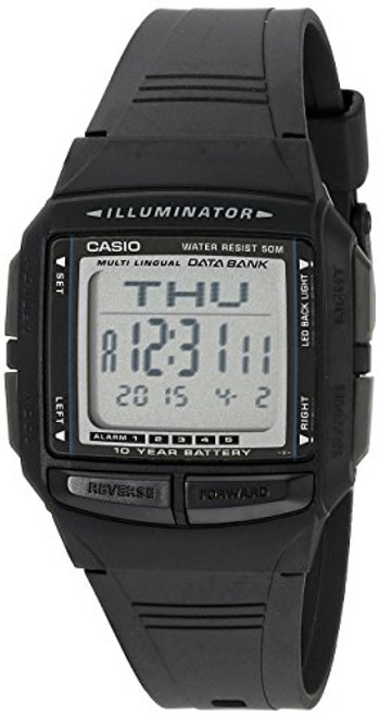 Casio Mens DB361AV Multilingual Databank Watch Casio Mens DB361AV Multilingual Databank Watch