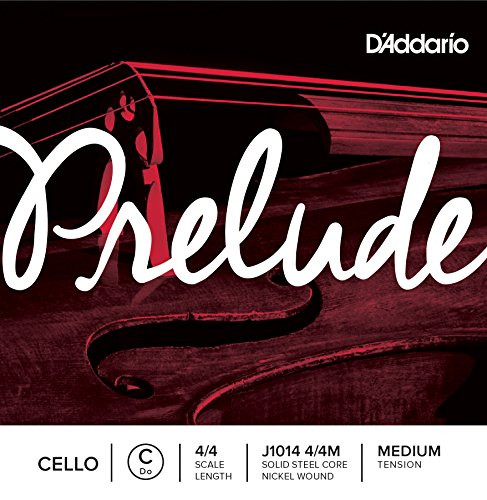 DAddario Prelude Cello Single C String 44 Scale Medium Tension