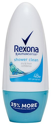 Rexona Women 48hrs Antiperspirant Deodorants All Day Freshness Shower Clean Scent Rollon 40ml