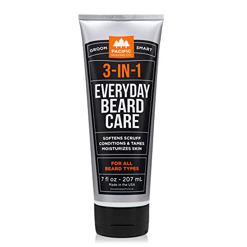 Pacific Shaving Company 3in1 Beard Care  UltraConcentrated Formula Softens Scruff Conditions Tames and Moisturizes Skin for Any Beard Length 7 fl oz