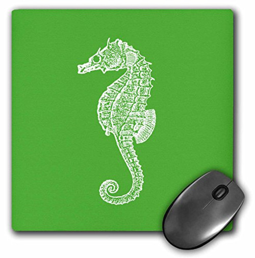 3dRose Green Seahorse Print Ocean Marine Beach Aquarium Aquatic Mouse Pad 8 by 8 mp1649581 3dRose Green Seahorse Print Ocean Marine Beach Aquarium Aquatic Mouse Pad 8 by 8 mp1649581