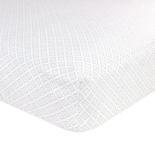 Just Born Cotton Fitted Crib Sheet, Bridgeport