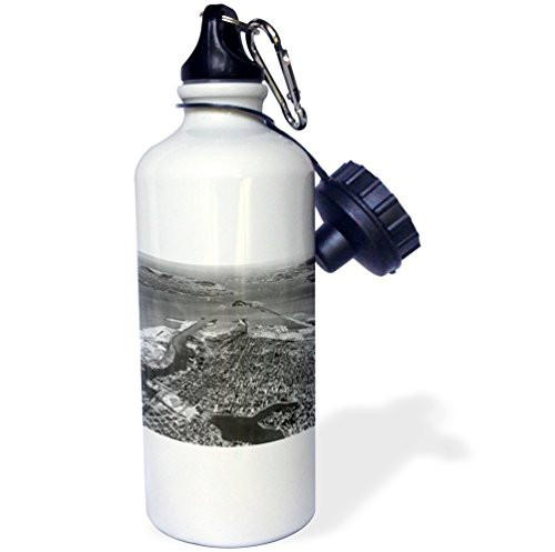 3dRose Print of Aerial View of 1930 San FranciscoSports Water Bottle 21oz  21 oz Multicolored